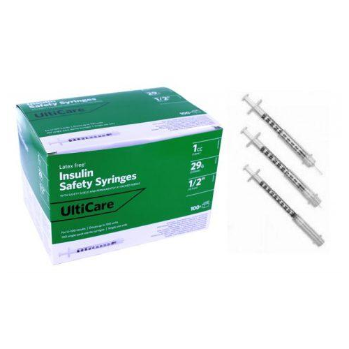 Assure Insulin Safety Syringe 29G X 1/2"