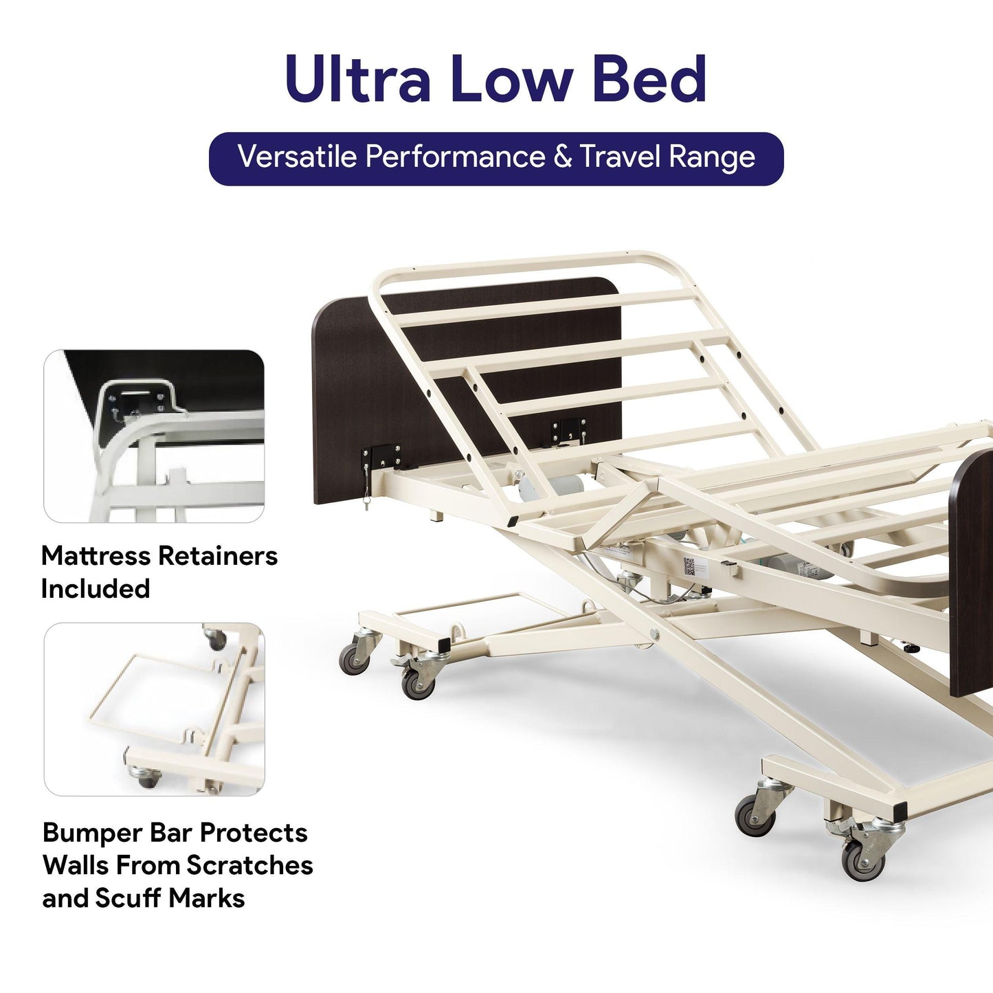 Full Electric Hospital Bed Ultra Low - ProHeal-Products