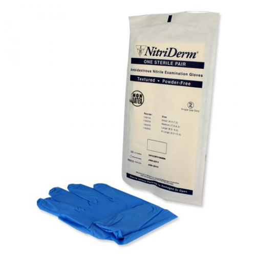Gloves Nitrile Sterile PF Pairs