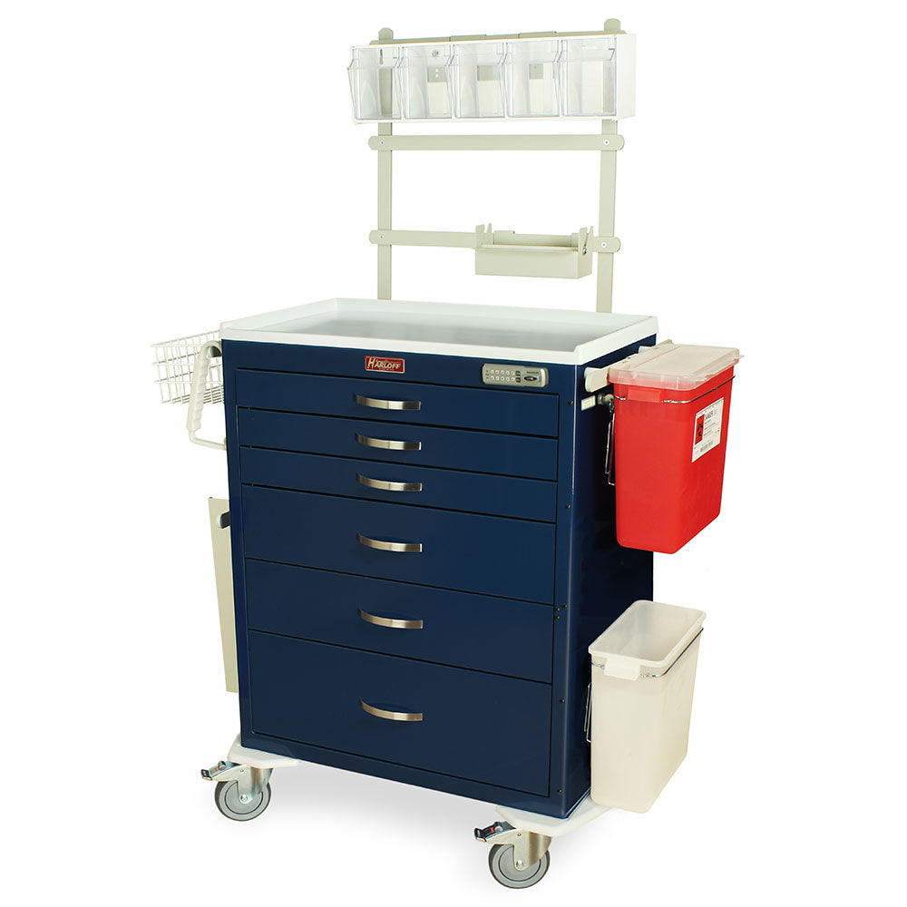 M-Series Tall Anesthesia Cart with MD30-ANS3 Package