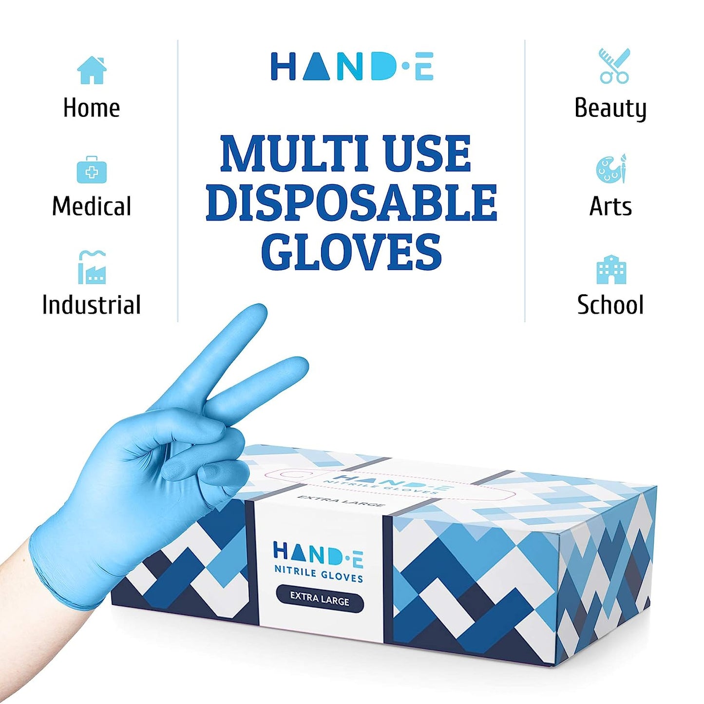 Nitrile Gloves - Blue