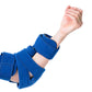 ComfySplints Goniometer Elbow w/ Hand Roll Attachment Adult Navy Blue Terry Cloth