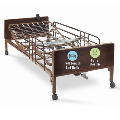 Full Electric Hospital Bed w/ Mattress & Rail Options Medacure