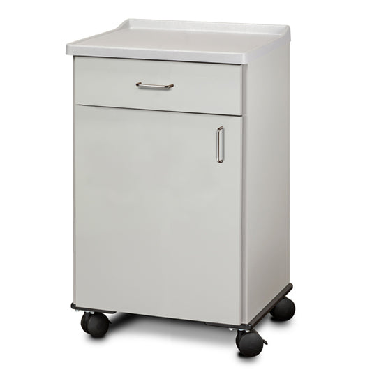 Mobile, Molded Top Bedside Cabinet