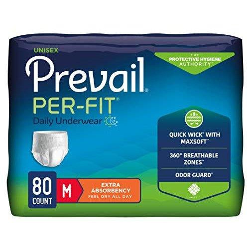 Per-Fit  Extra Absorbency Underwear – Medium 4 bags of 20 (80 ct.)