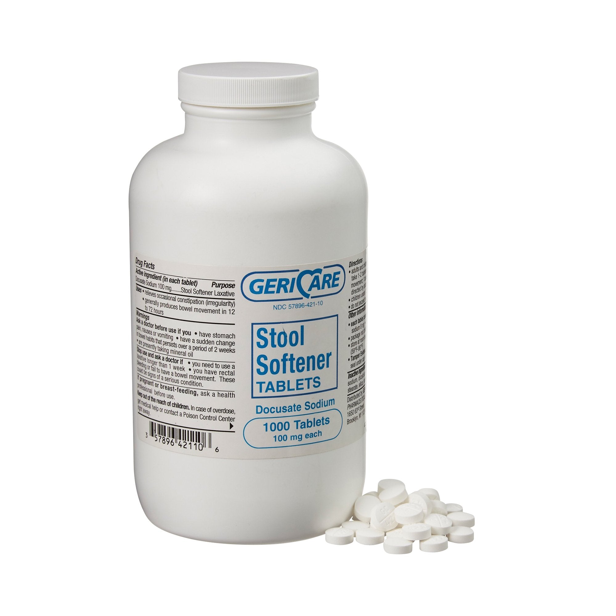 Colace (Docusate Sodium) Tablets,