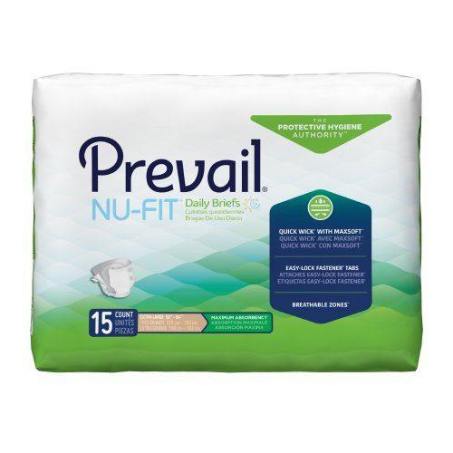 Briefs Disposable NU-FIT  X-Large 59"-64" - 15ea/pk 4pk/cs
