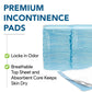 Disposable Incontinence Bed Pads Light Absorbance 17" x 24" ProHeal