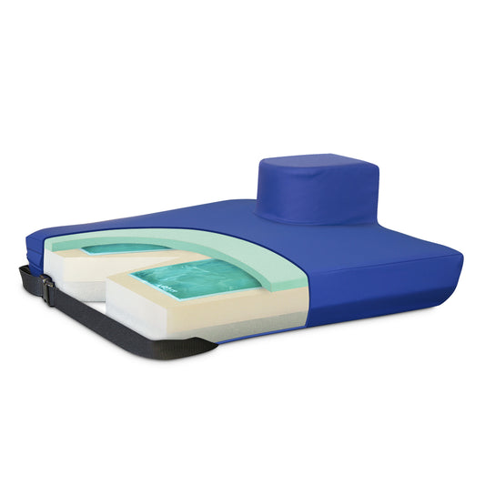 APEX CORE Coccyx Pommel Gel-Foam Cushion, 24" x 18" x 3"