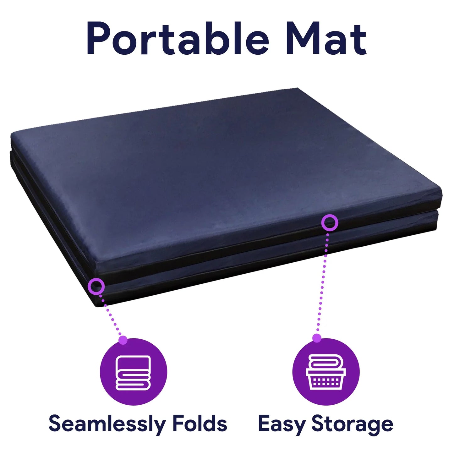ProHeal Fall Prevention Bi-Fold Foam Fall Mat – Medpart.com