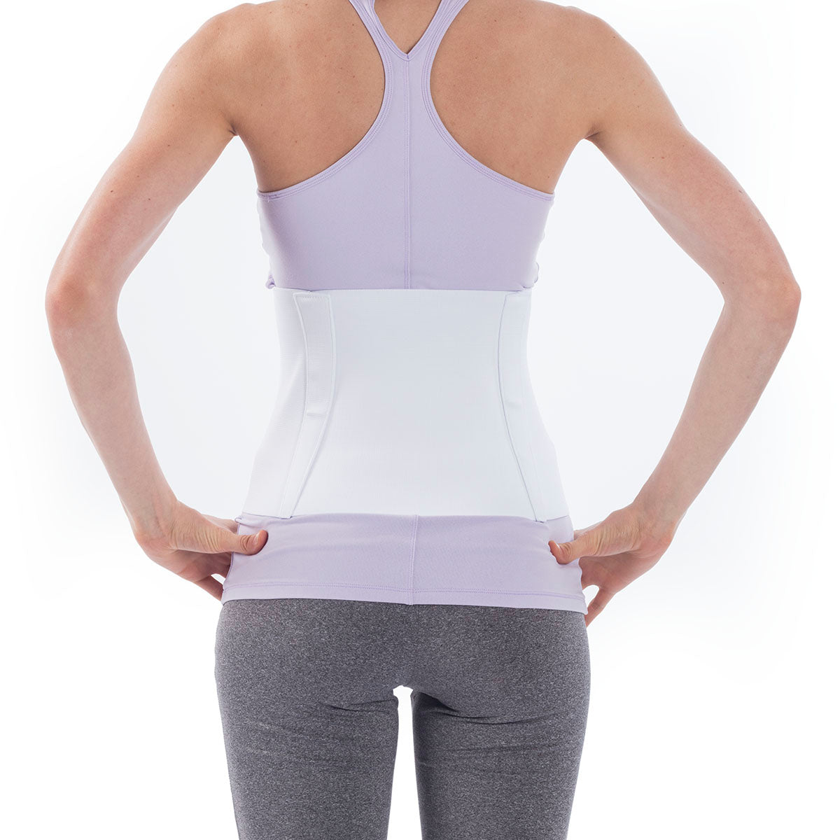 Tapered Abdominal Binder, 2XL, Fits Waist 48" - 54"