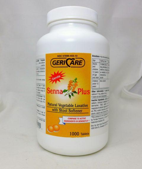 Senokot-S Tabs (Docu-50mg/Seno-8.6mg)  Vegetable Laxative 1000/bt