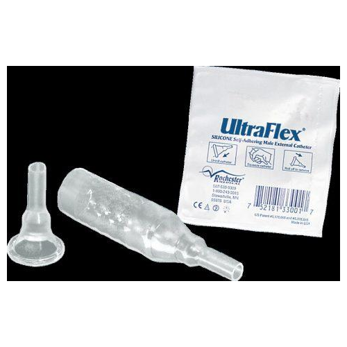 Male External Catheter Self-Adhering Intermediate 100% Silicone 32Mm