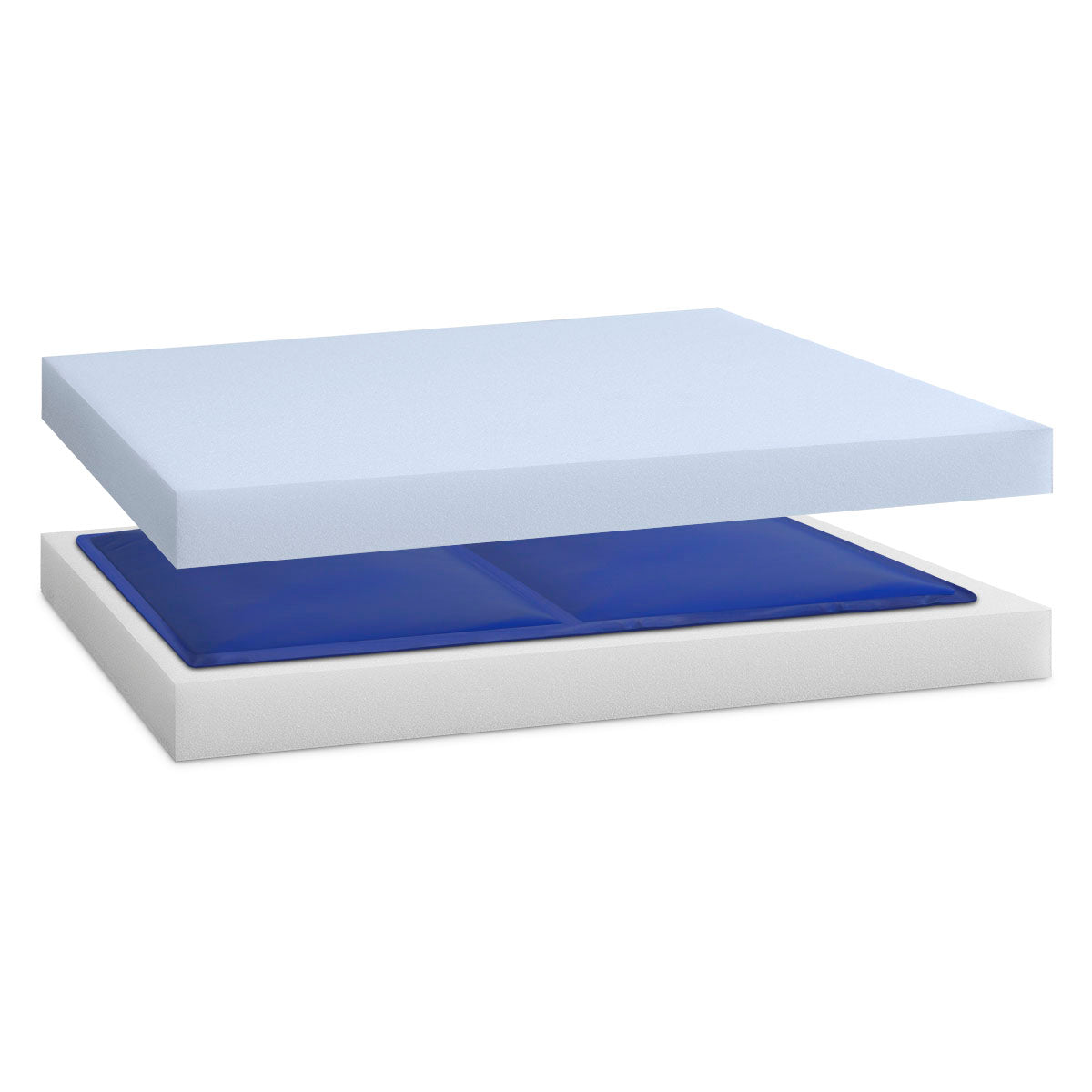 Gel-Foam Wheelchair Cushion, 20" x 18" x 4"