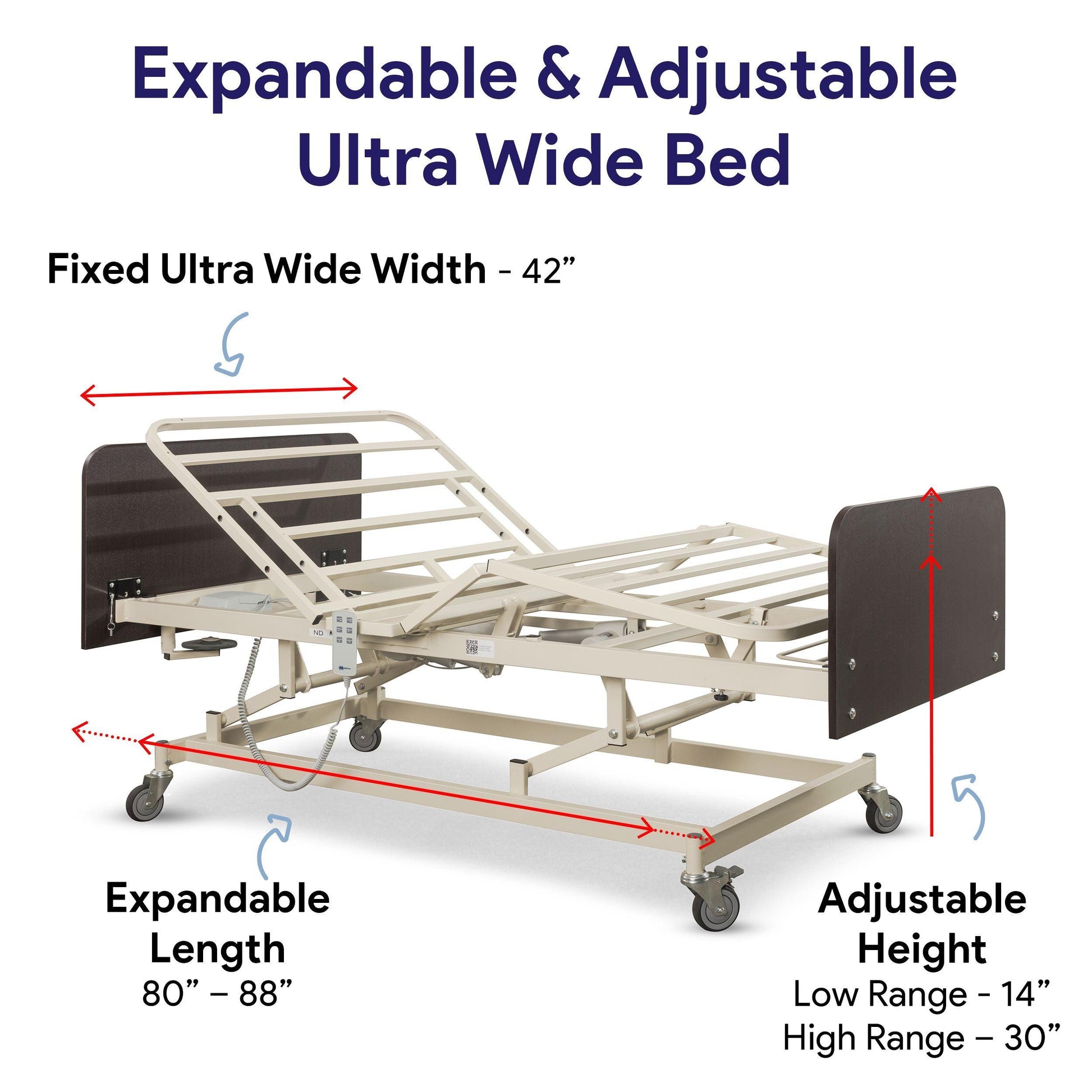 Super Low Full Electric Hospital Bed - ProHeal-Products