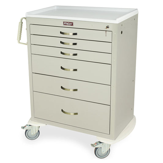 M-Series Tall Anesthesia Cart, Standard Width, Sand