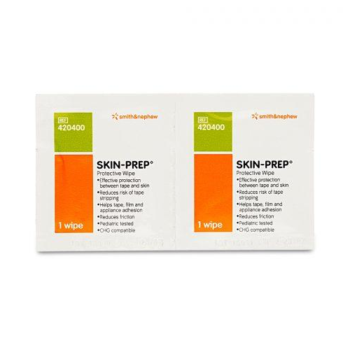 Skin-Prep Protective Barrier Wipe 50Ea/Bx 20Bx/Cs