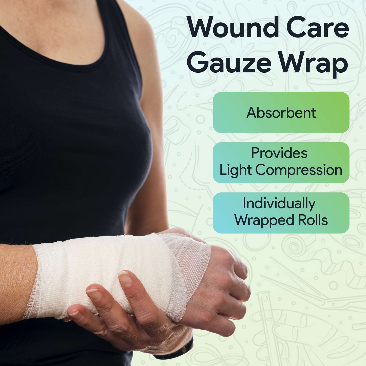 Premium Stretch Gauze Rolls