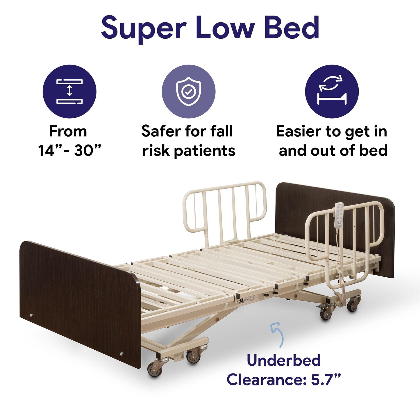 Bariatric Hospital Bed - Split Frame Design - ProHeal-Products