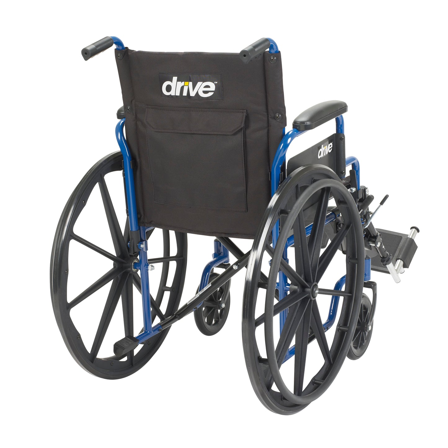 Blue Streak Wheelchair with Flip Back Desk Arms