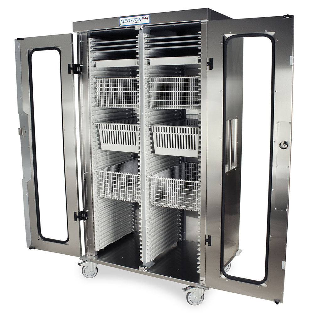 Stainless Steel Double Column Medical Storage Cabinet