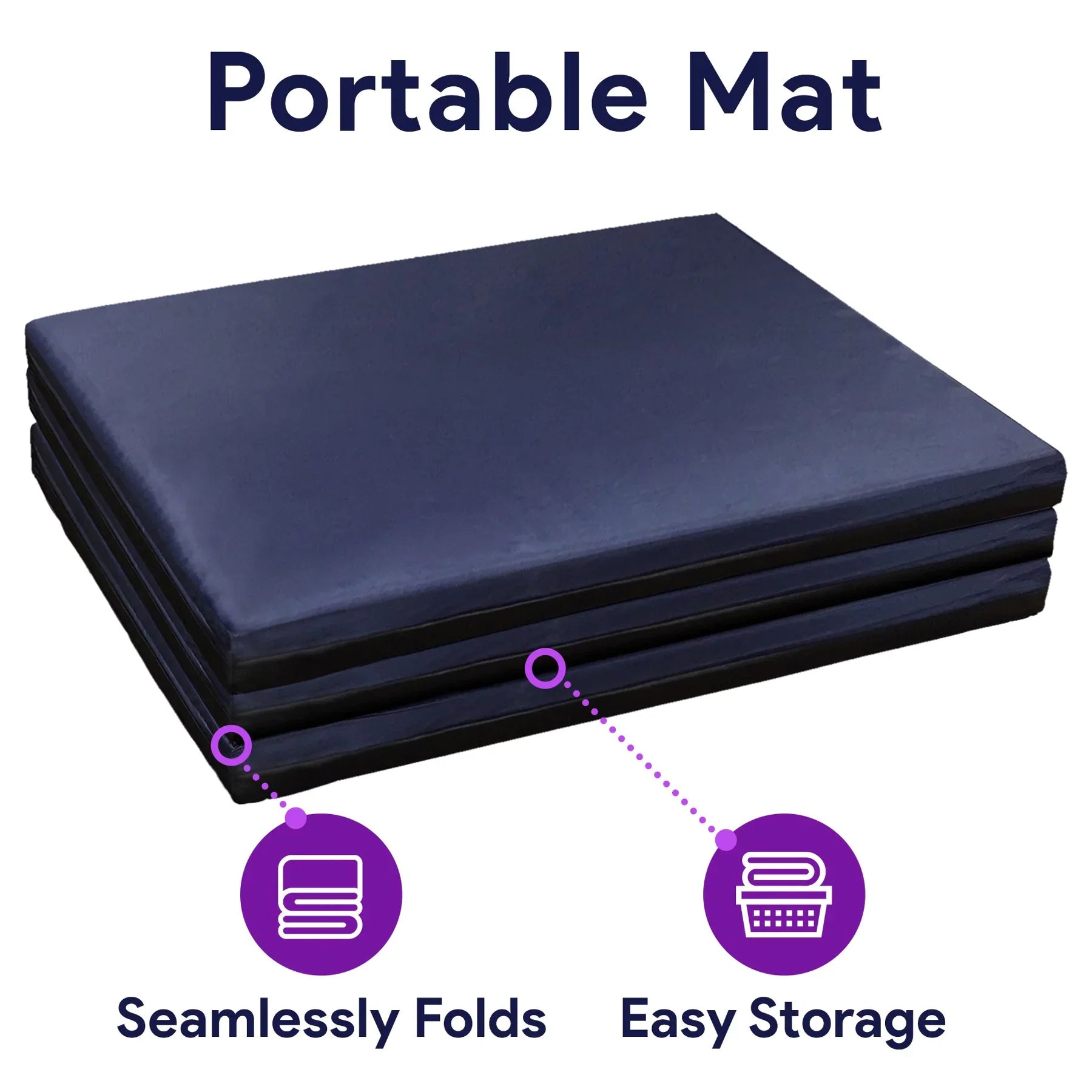 Tri-Fold Foam Fall Mat For Fall Prevention - ProHeal-Products