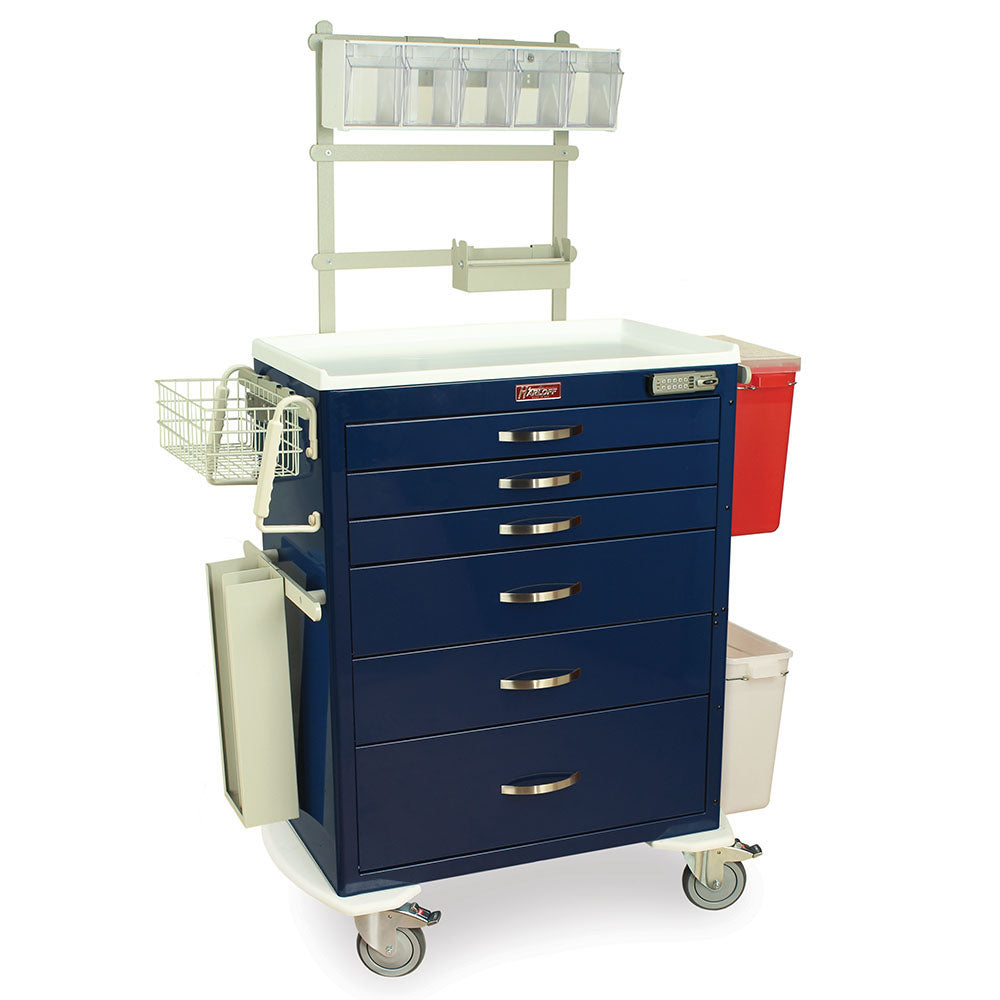 M-Series Tall Anesthesia Cart with MD30-ANS3 Package