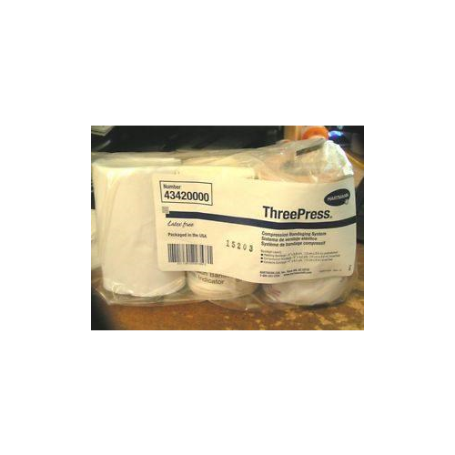 Compression Threepress 3 Layer Bandaging System Latex Free - 8Bg/Cs