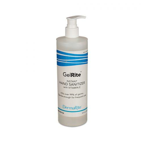 Gel-Rite Hand Sanitizer Alcohol  Pump Bottle 16Oz 12Ea/Cs