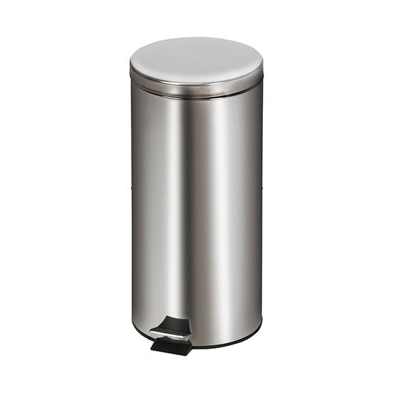 Large Round Stainless Steel* Waste Receptacle
