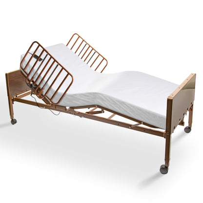 Full Electric Hospital Bed - 36"x80" - Adjustable Height and Hi Lo