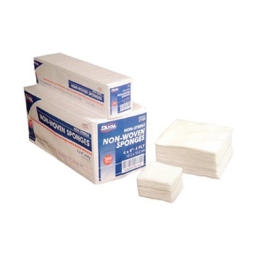 Non Woven Sponge, 2"X2" 4-Ply Ns 200Ea/Bg 20Bg/Cs