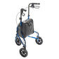 3 Wheel Rollator Rolling Walker with Basket Tray and Pouch