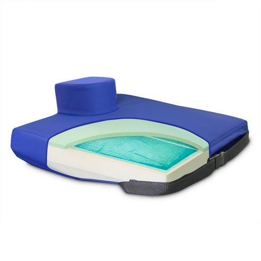 APEX CORE Wedge Pommel Gel-Foam Cushion, 18" x 16" x 4" x 2"