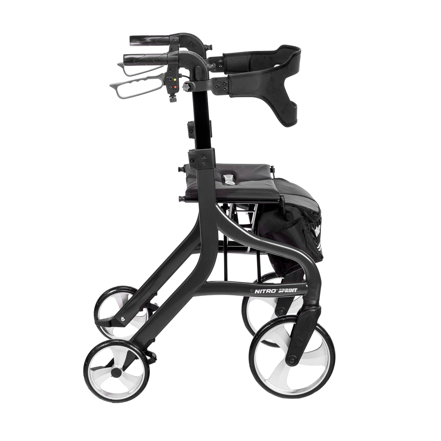 Nitro Sprint Rollator Rolling Walker, Tall