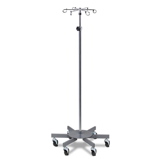 Six-Leg, 6-Hook Infusion Pump Stand