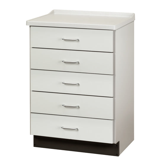 Molded Top Treatment Cabinet with 5 Drawers