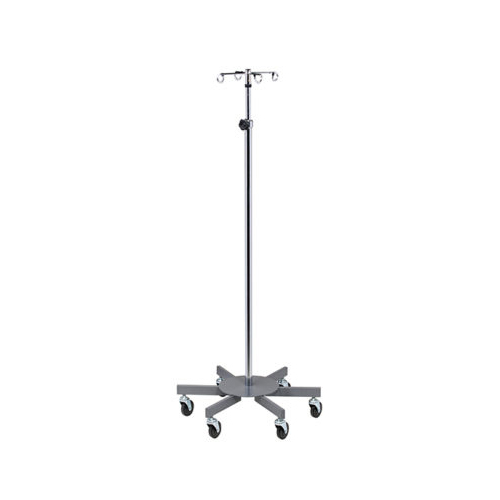 Six-Leg, 4-Hook Infusion Pump Stand