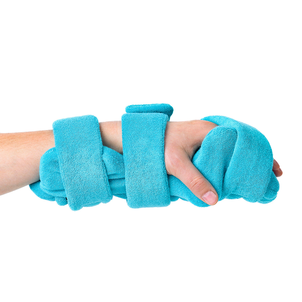 Adult Navy Blue Terry Cloth ComfySplints Large Pand Hand Thumb