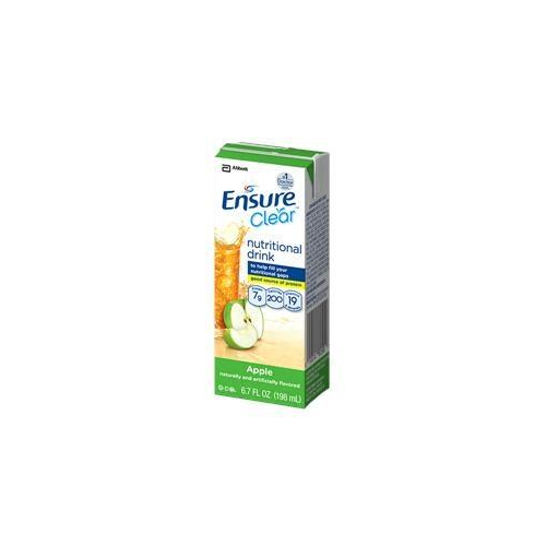 Ensure Clear (Formerly Enlive), Apple, 6.75Oz Brik Pack 32Ea/Cs