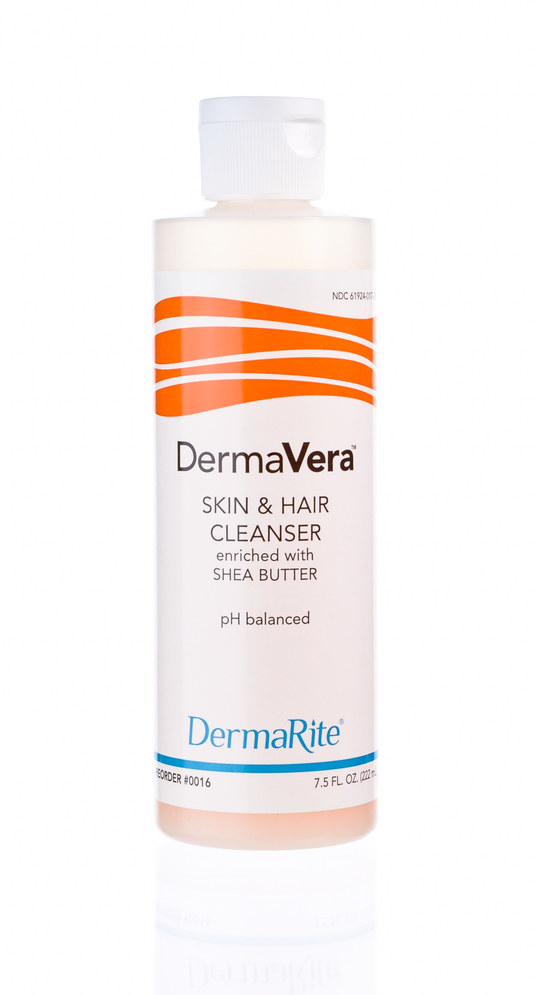 DermaVera Skin & Hair Cleanse, 7.5 Ounces, Case of 48 Bottles