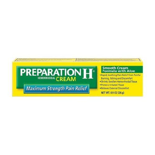 Preparation H Hemorrhoidal & Hydrocortisone Cream 0.9Oz.