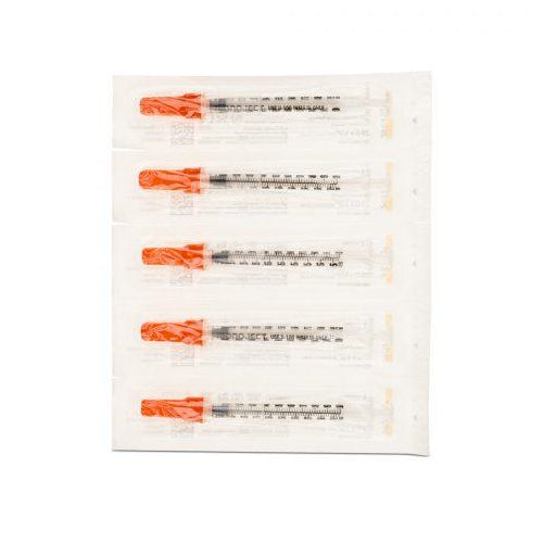 Syringe Safety Insulin 1Cc 29G X 1/2" 100Ea/Bx