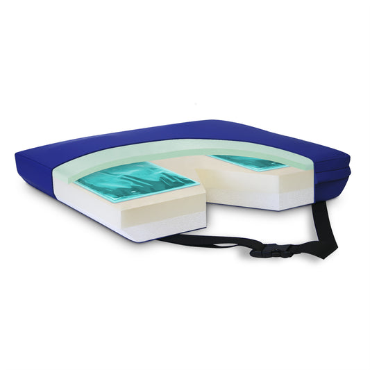 APEX CORE Coccyx Gel-Foam Cushion, 20" x 18" x 3"