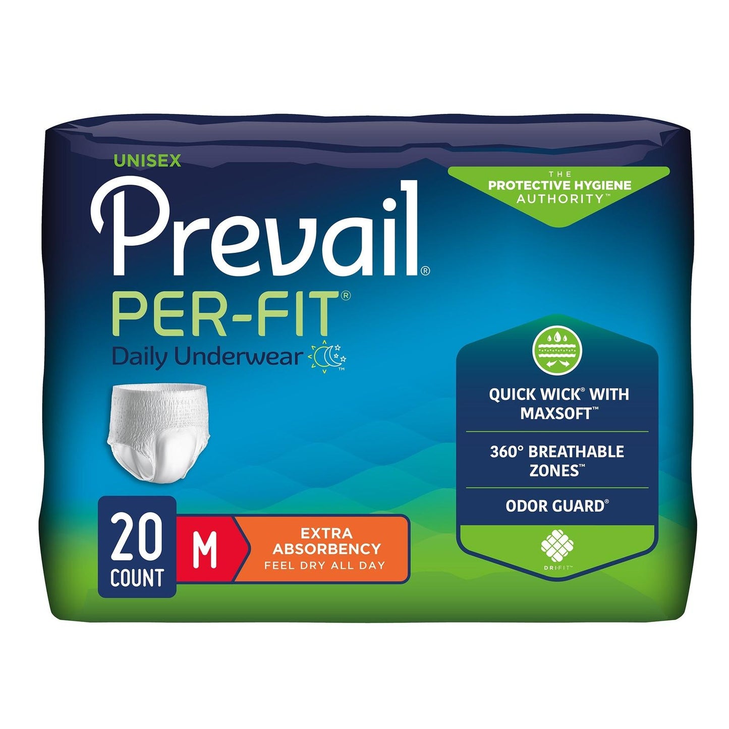 Per-Fit  Extra Absorbency Underwear – Medium 4 bags of 20 (80 ct.)