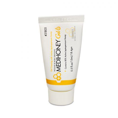Honey Gel In A Tube 0.5 Fl Oz Twist-Off Sterile 10Ea/Bx 4Bx/Cs