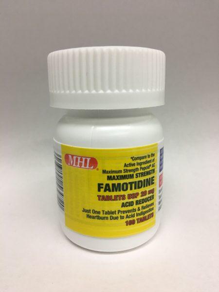 Pepcid AC Gen.Tabs. (Famotidine 20mg) Bottle 100's