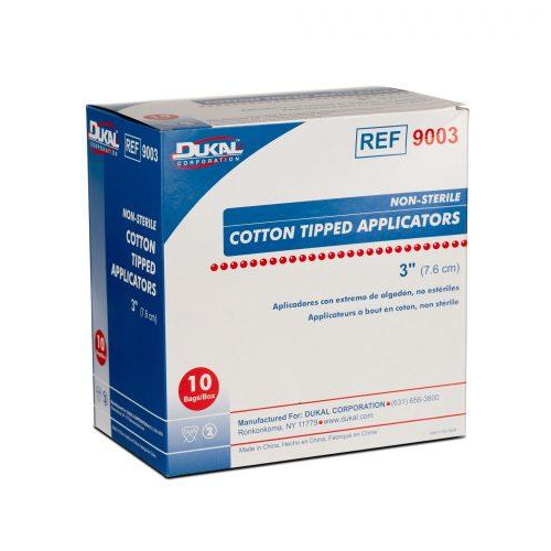 Junior Applicators w/Cotton-Tip 3"