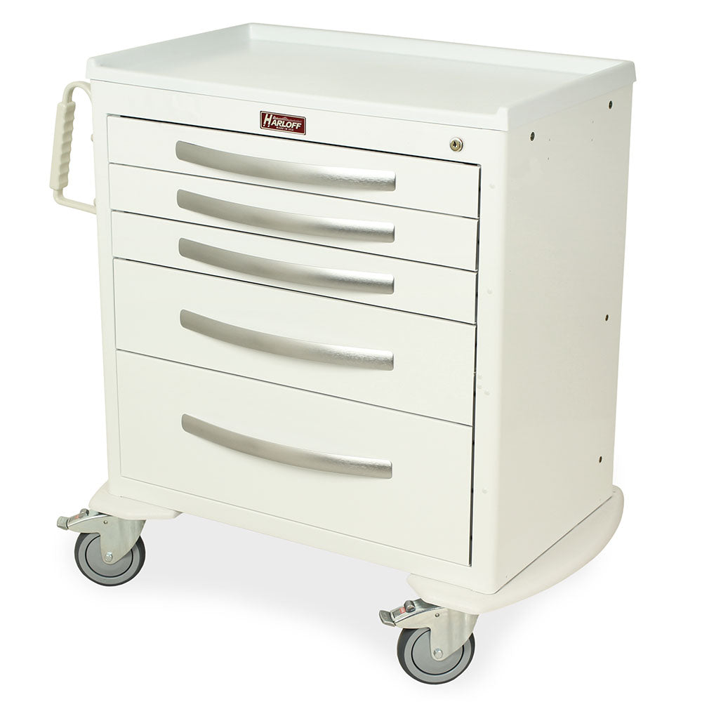 A-Series Lightweight Aluminum Anesthesia Cart, Tall Height, Standard Width