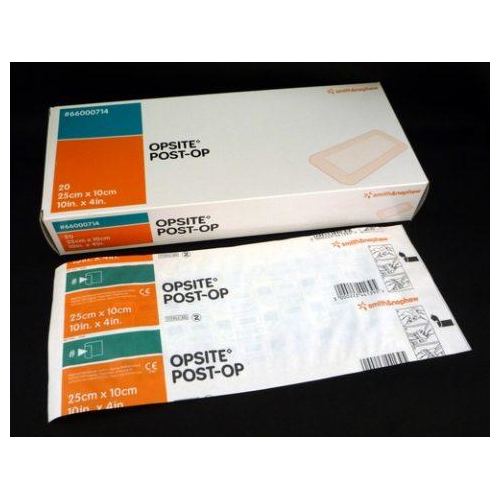 Opsite Post-Op Border Dressing, 10"X4" 20Ea/Bx 10Bx/Cs